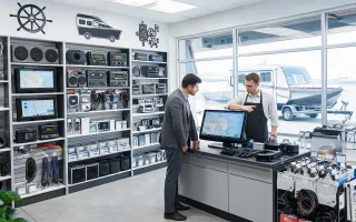 Marine and RV electronics shops